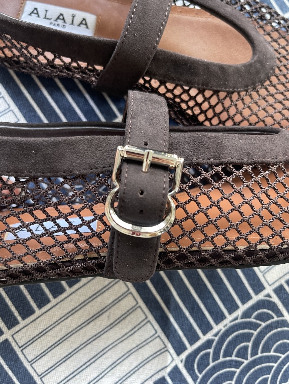 Alaïa Ballet Flat in Brown - Picture 5 of 6